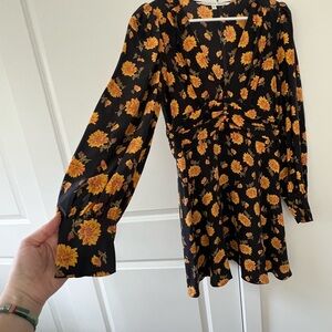 Veronica Beard short/long sleeve/floral dress